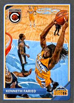 2015-16 Panini Complete Basketball #198 Silver Kenneth Faried