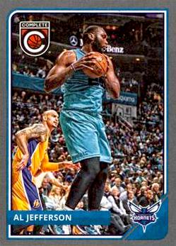 2015-16 Panini Complete Basketball #003 Silver Al Jefferson