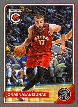 2015-16 Panini Complete Basketball #047 Silver Jonas Valanciunas