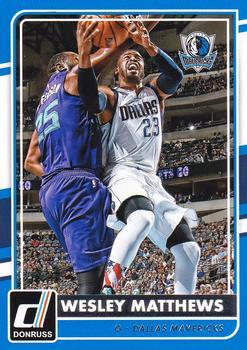 2015-16 Panini Donruss Basketball #003 Wesley Matthews