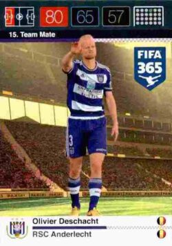 2015-16 Panini FIFA 365 Adrenalyn XL #015 Olivier Deschacht