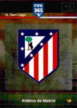 2015-16 Panini FIFA 365 Adrenalyn XL #016 Atletico Madrid Club Badge