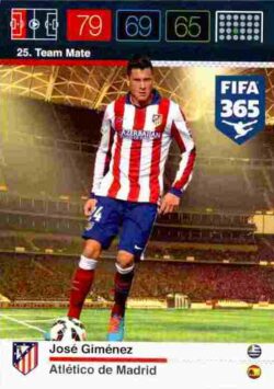 2015-16 Panini FIFA 365 Adrenalyn XL #025 Jose Gimenez