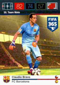 2015-16 Panini FIFA 365 Adrenalyn XL #030 Claudio Bravo