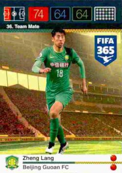 2015-16 Panini FIFA 365 Adrenalyn XL #036 Zheng Lang