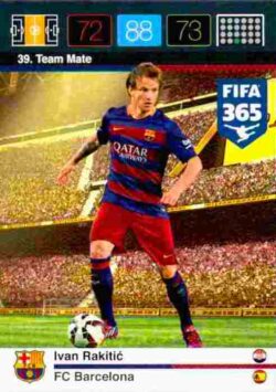 2015-16 Panini FIFA 365 Adrenalyn XL #039 Ivan Rakitic