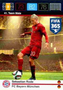 2015-16 Panini FIFA 365 Adrenalyn XL #041 Sebastian Rode