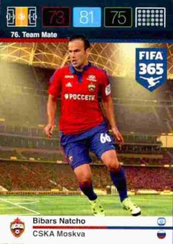 2015-16 Panini FIFA 365 Adrenalyn XL #076 Bibras Natkho