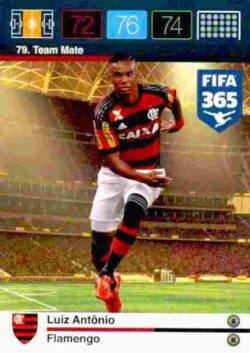 2015-16 Panini FIFA 365 Adrenalyn XL #079 Luiz Antonio