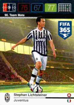 2015-16 Panini FIFA 365 Adrenalyn XL #090 Stephan Lichtsteiner