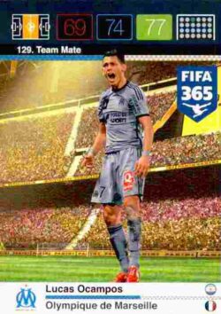 2015-16 Panini FIFA 365 Adrenalyn XL #129 Lucas Ocampos