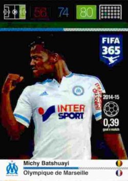 2015-16 Panini FIFA 365 Adrenalyn XL #208 Michy Batshuayi