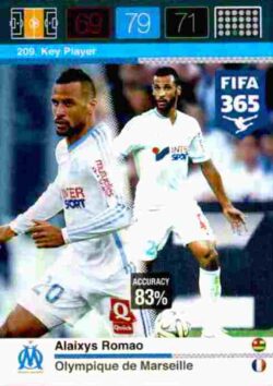 2015-16 Panini FIFA 365 Adrenalyn XL #209 Alaixys Romao