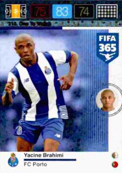 2015-16 Panini FIFA 365 Adrenalyn XL #213 Yacine Brahimi