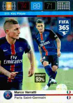 2015-16 Panini FIFA 365 Adrenalyn XL #215 Marco Verratti