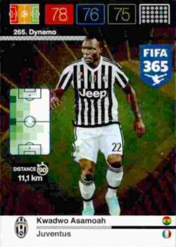 2015-16 Panini FIFA 365 Adrenalyn XL #265 Kwadwo Asamoah