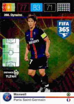 2015-16 Panini FIFA 365 Adrenalyn XL #268 Maxwell