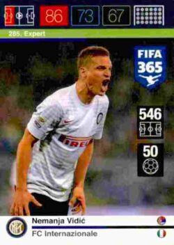 2015-16 Panini FIFA 365 Adrenalyn XL #285 Nemanja Vidic