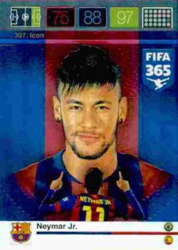 2015-16 Panini FIFA 365 Adrenalyn XL #307 Neymar Jr