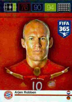 2015-16 Panini FIFA 365 Adrenalyn XL #308 Arjen Robben