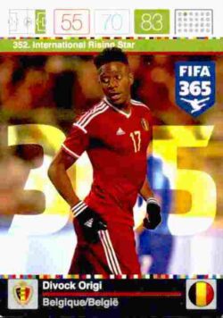 2015-16 Panini FIFA 365 Adrenalyn XL #352 Divock Origi