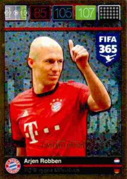 2015-16 Panini FIFA 365 Adrenalyn XL LE-AR Arjen Robben