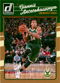 2016-17 Panini Donruss Basketball #005 Giannis Antetokounmpo