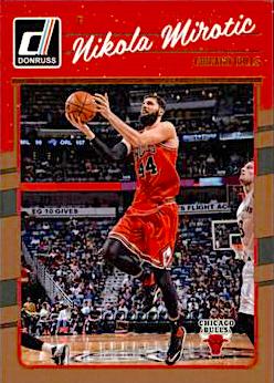 2016-17 Panini Donruss Basketball #013 Nikola Mirotic