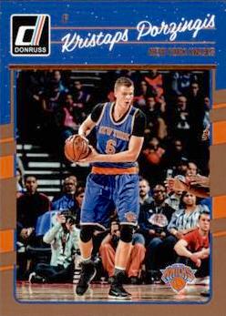 2016-17 Panini Donruss Basketball #060 Kristaps Porzingis