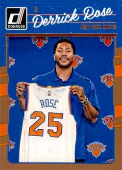 2016-17 Panini Donruss Basketball #062 Derrick Rose