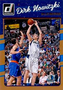 2016-17 Panini Donruss Basketball #077 Dirk Nowitzki