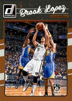 2016-17 Panini Donruss Basketball #080 Brook Lopez