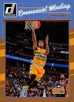 2016-17 Panini Donruss Basketball #085 Emmanuel Mudiay