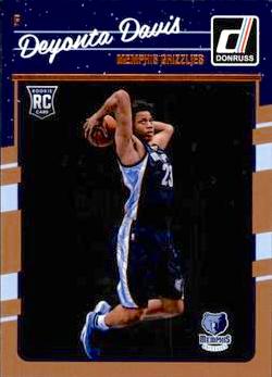 2016-17 Panini Donruss Basketball #175 Deyonta Davis