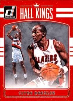 2016-17 Panini Donruss Basketball #21 Hall Kings Clyde Drexler