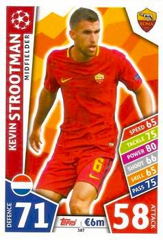 2017-18 Topps UCL Match Attax #387 Kevin Strootman