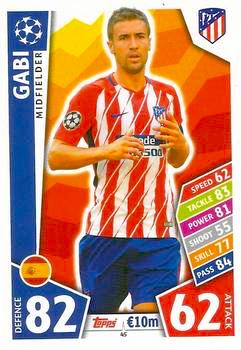 2017-18 Topps UCL Match Attax #045 Gabi