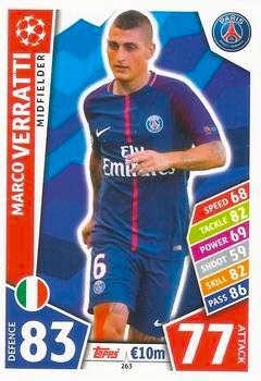 2017-18 Topps UCL Match Attax #263 Marco Verratti