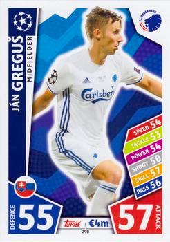 2017-18 Topps UCL Match Attax #298 Jan Gregus