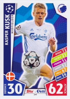 2017-18 Topps UCL Match Attax #299 Kasper Kusk