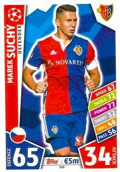 2017-18 Topps UCL Match Attax #310 Marek Suchy