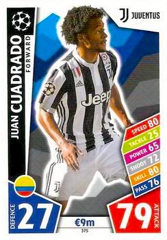 2017-18 Topps UCL Match Attax #375 Juan Cuadrado