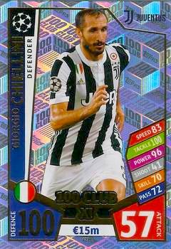 2017-18 Topps UCL Match Attax #422 Giorgio Chiellini