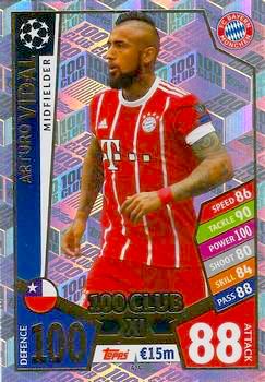 2017-18 Topps UCL Match Attax #424 Arturo Vidal