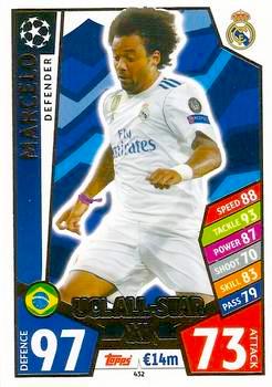 2017-18 Topps UCL Match Attax #432 Marcelo