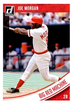 2018 Panini Donruss Baseball #092b Team Name Variation Joe Morgan