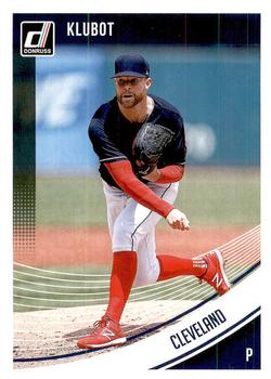 2018 Panini Donruss Baseball #153b Nickname Variation Corey Kluber