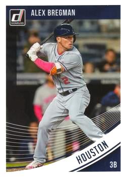 2018 Panini Donruss Baseball #162b Image Variation Alex Bregman