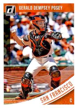 2018 Panini Donruss Baseball #167c Full Name Variation Buster Posey