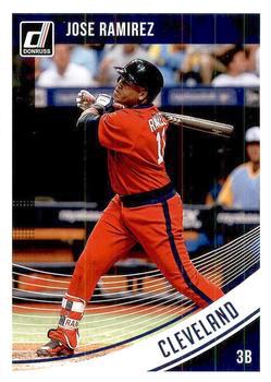 2018 Panini Donruss Baseball #173b Image Variation Jose Ramirez